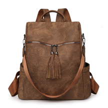 Women's Leather Backpack - Erza