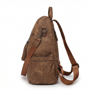 Women's Leather Backpack - Erza