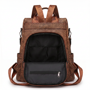 Women's Leather Backpack - Erza
