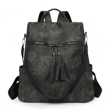 Women's Leather Backpack - Erza