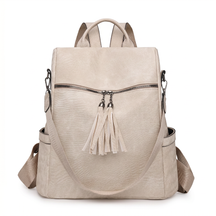 Women's Leather Backpack - Erza