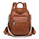 Women's Leather Backpack - Field