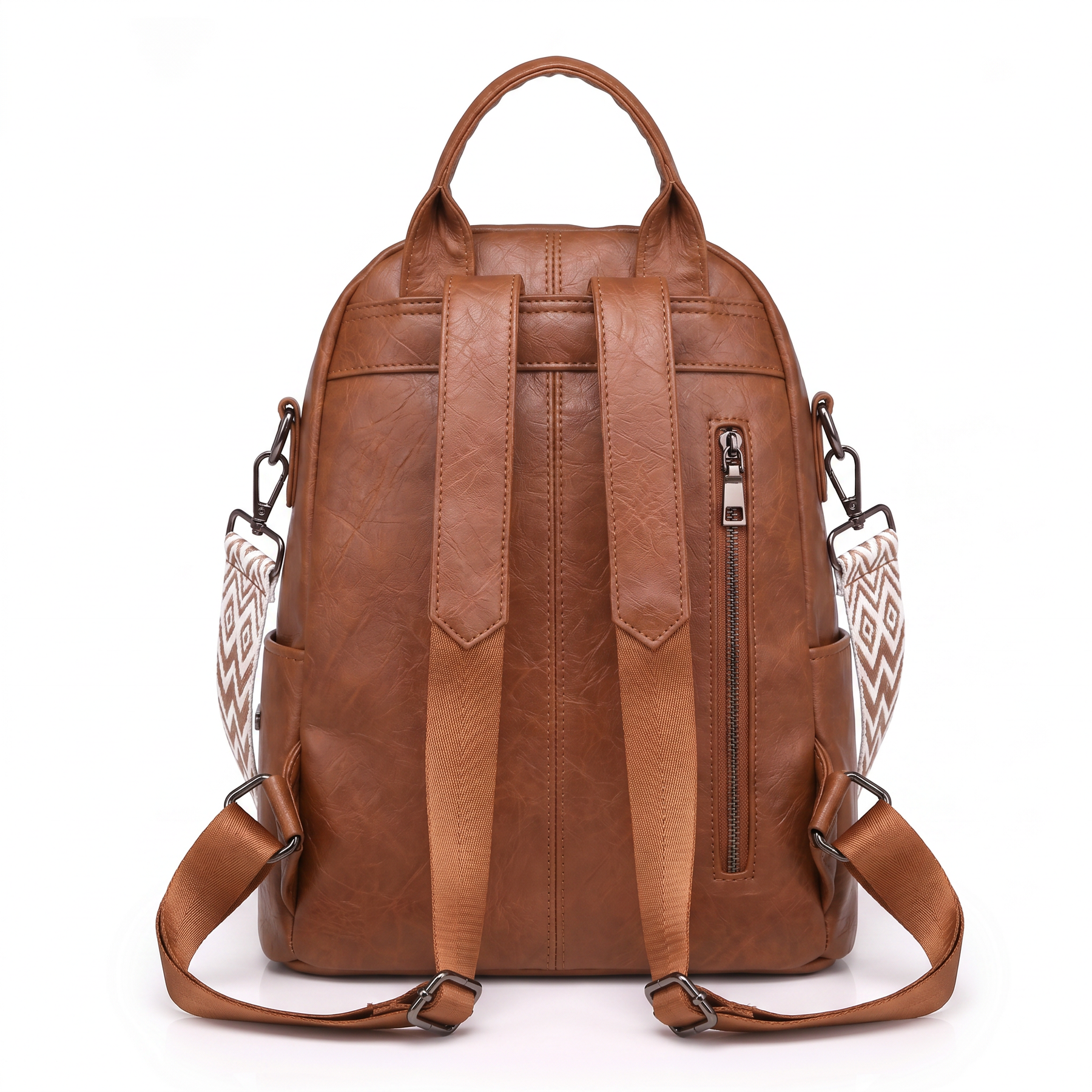 Women's Leather Backpack - Field
