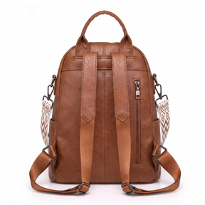 Women's Leather Backpack - Field