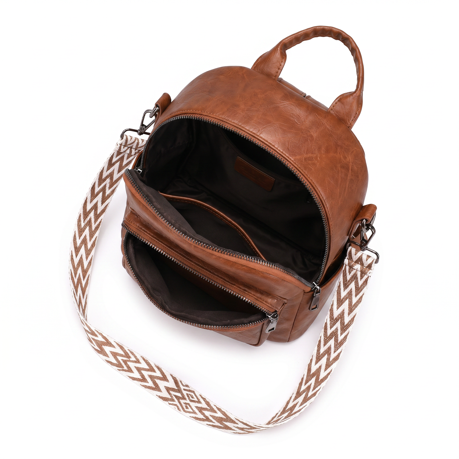 Women's Leather Backpack - Field