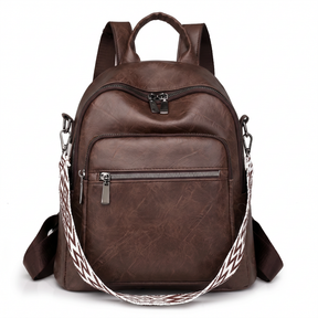 Women's Leather Backpack - Field