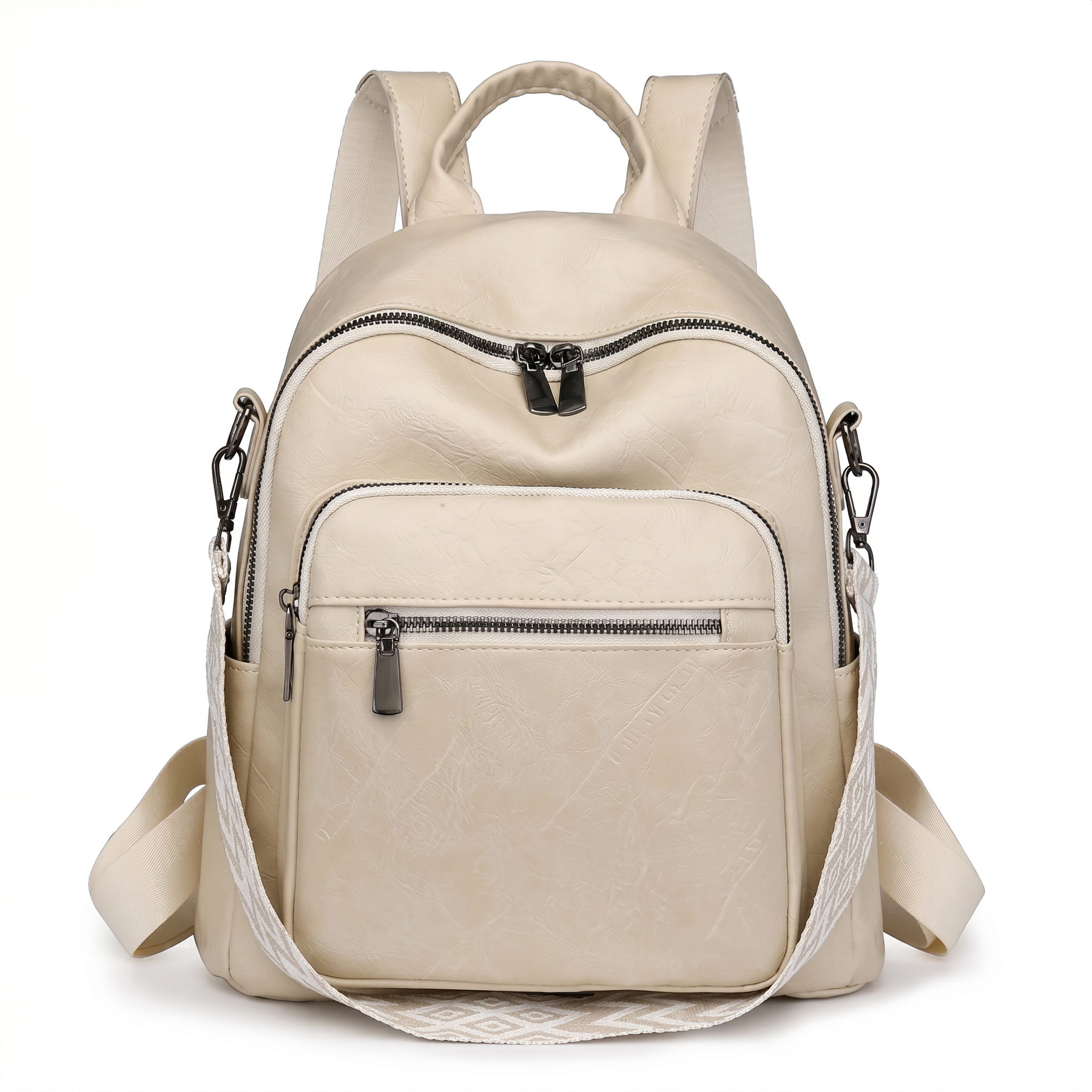 Women's Leather Backpack - Field