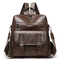 Women's Leather Backpack - Grimes