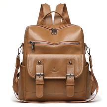Women's Leather Backpack - Grimes