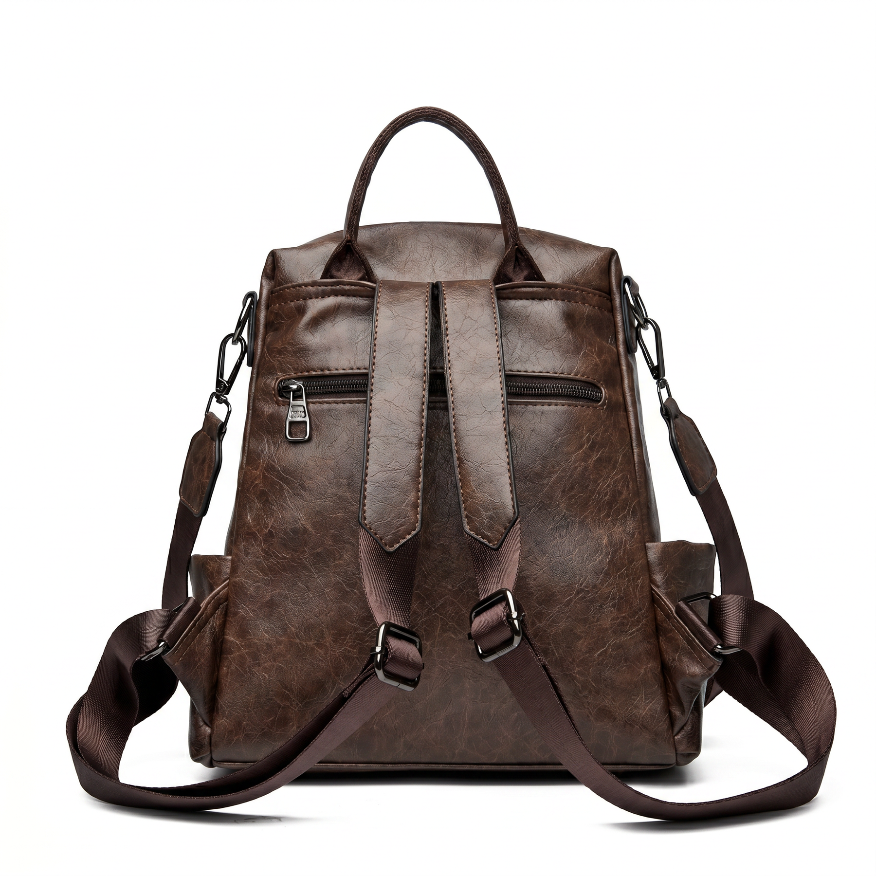 Women's Leather Backpack - Jade