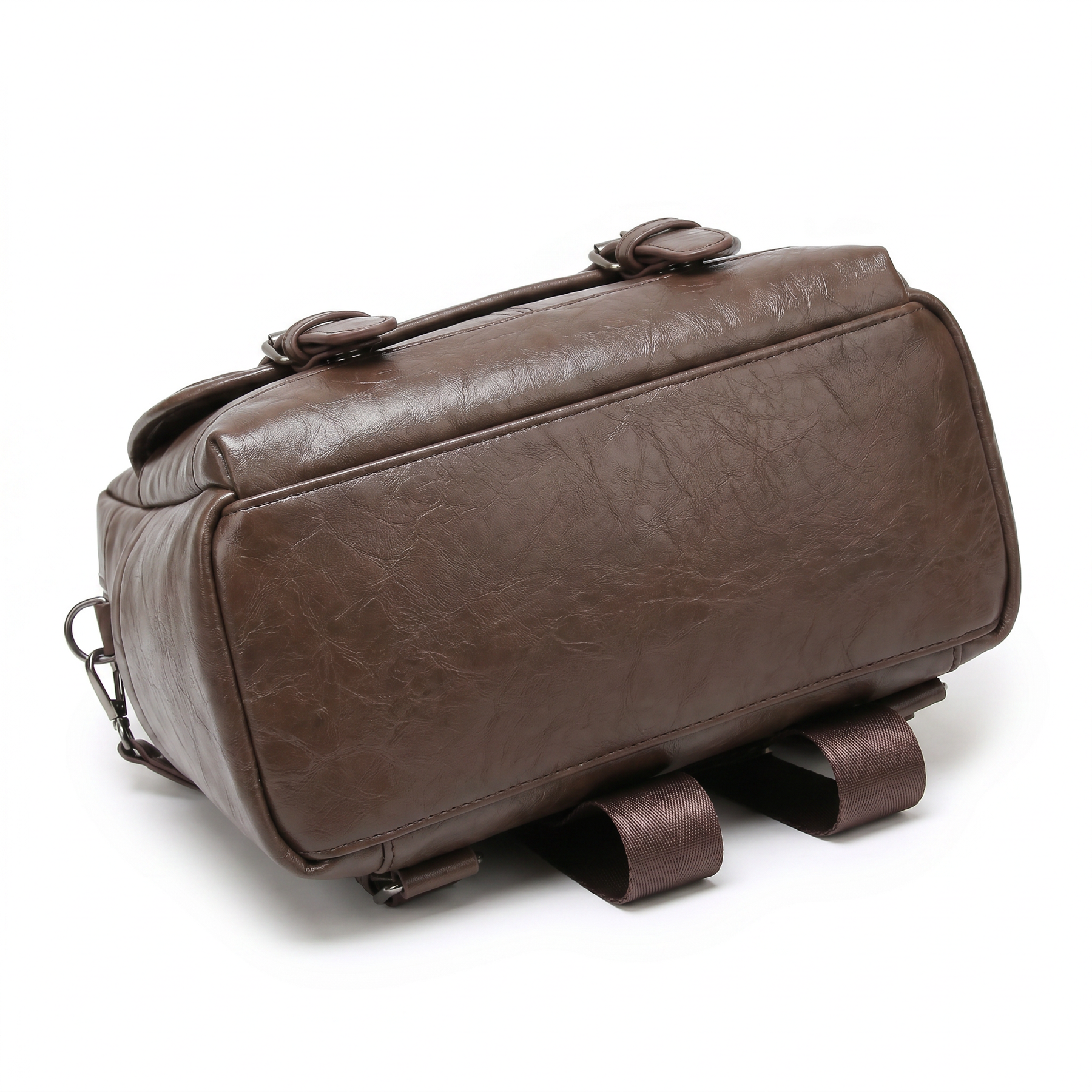 Women's Leather Backpack - Jade