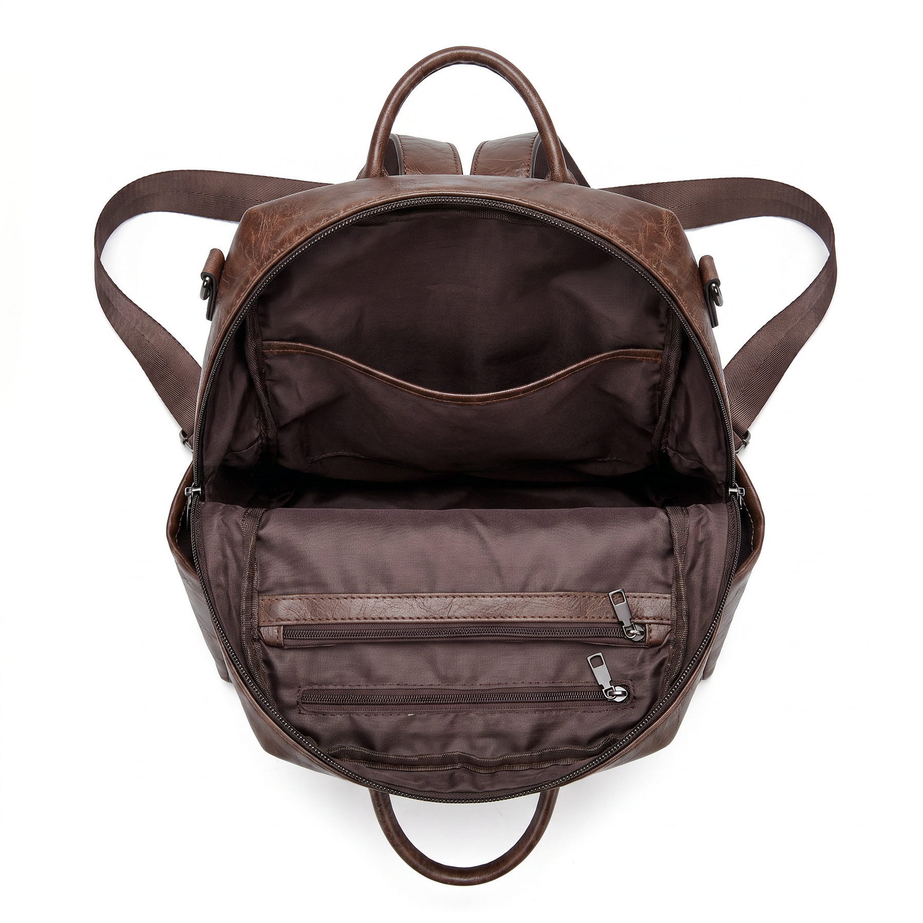 Women's Leather Backpack - Jade