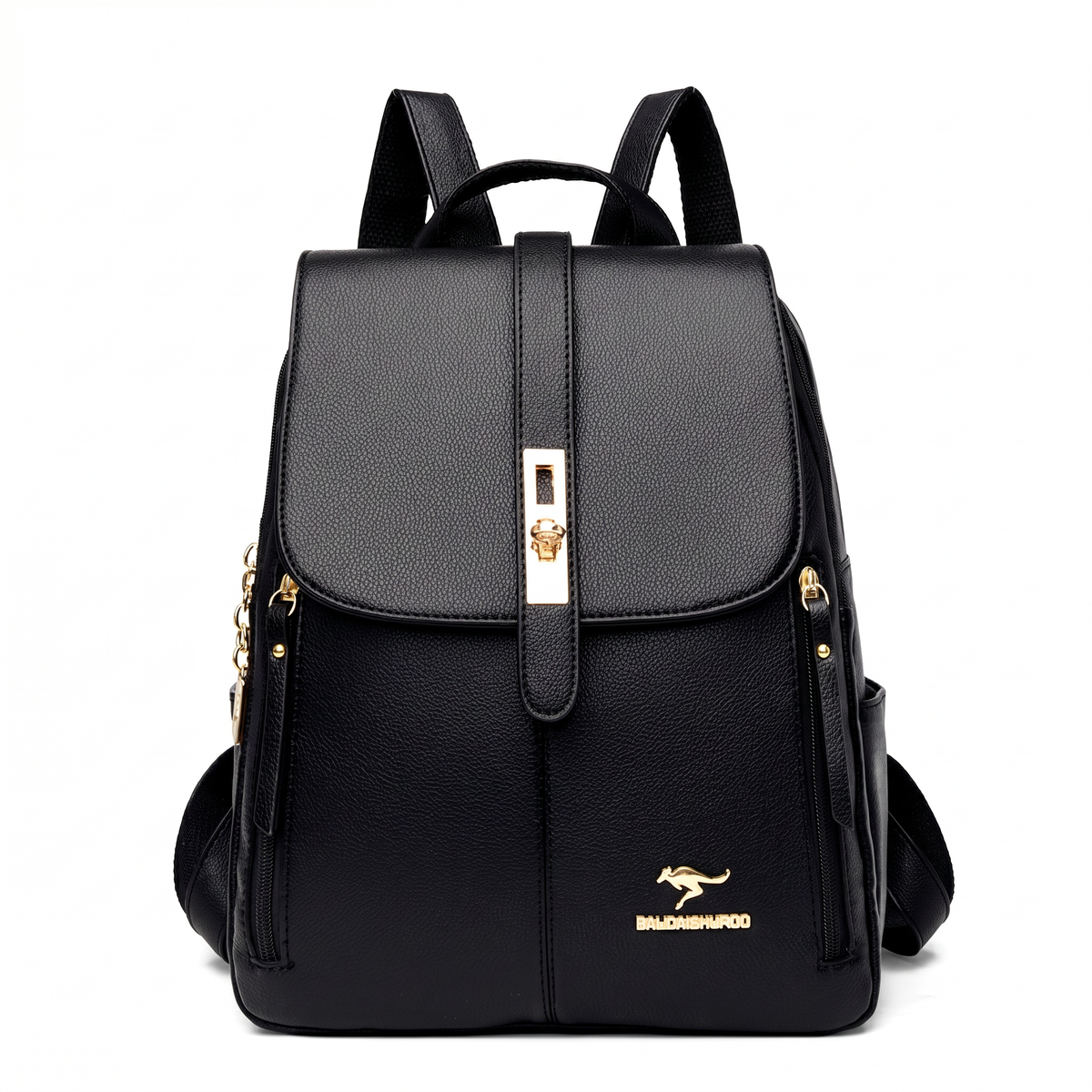 Women's Leather Backpack - Kangaroo