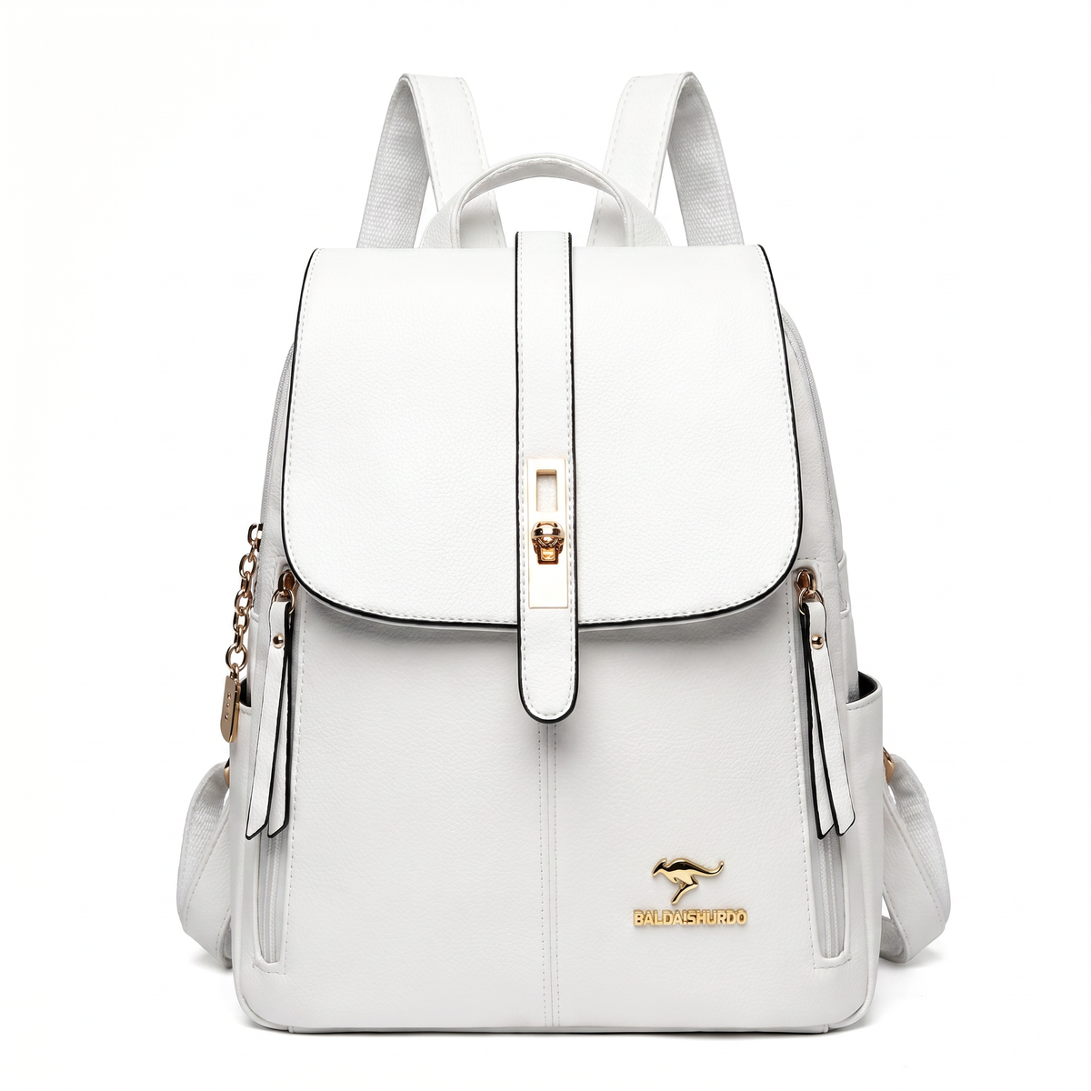 Women's Leather Backpack - Kangaroo