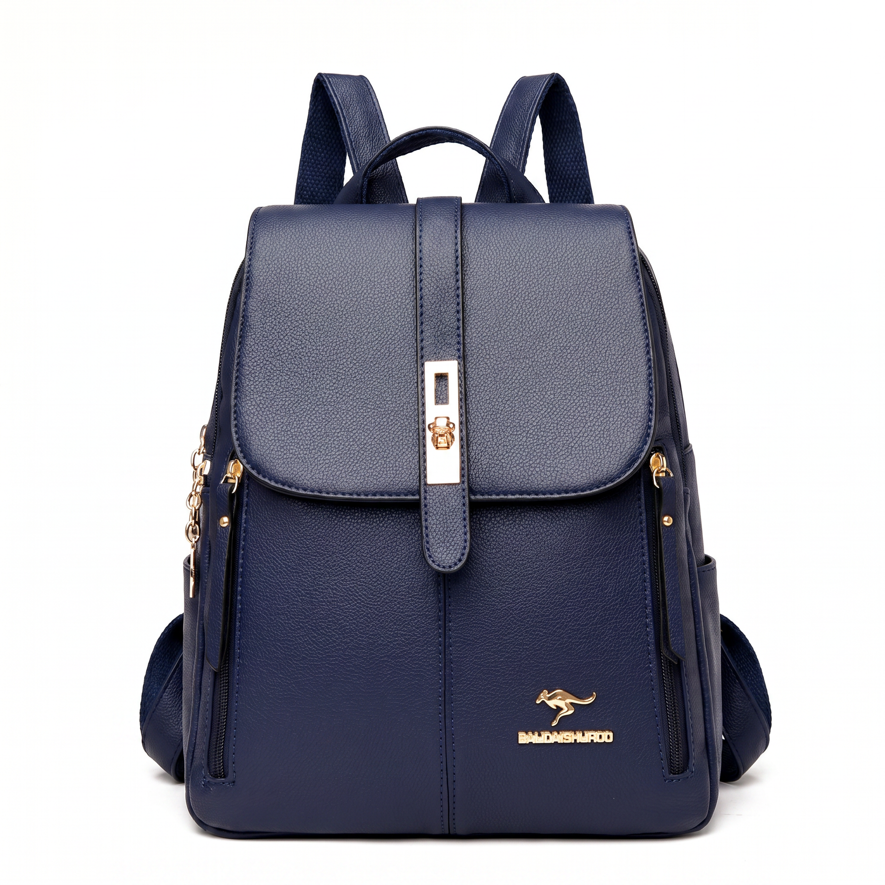 Women's Leather Backpack - Kangaroo