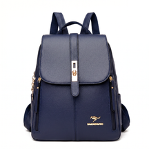 Women's Leather Backpack - Kangaroo