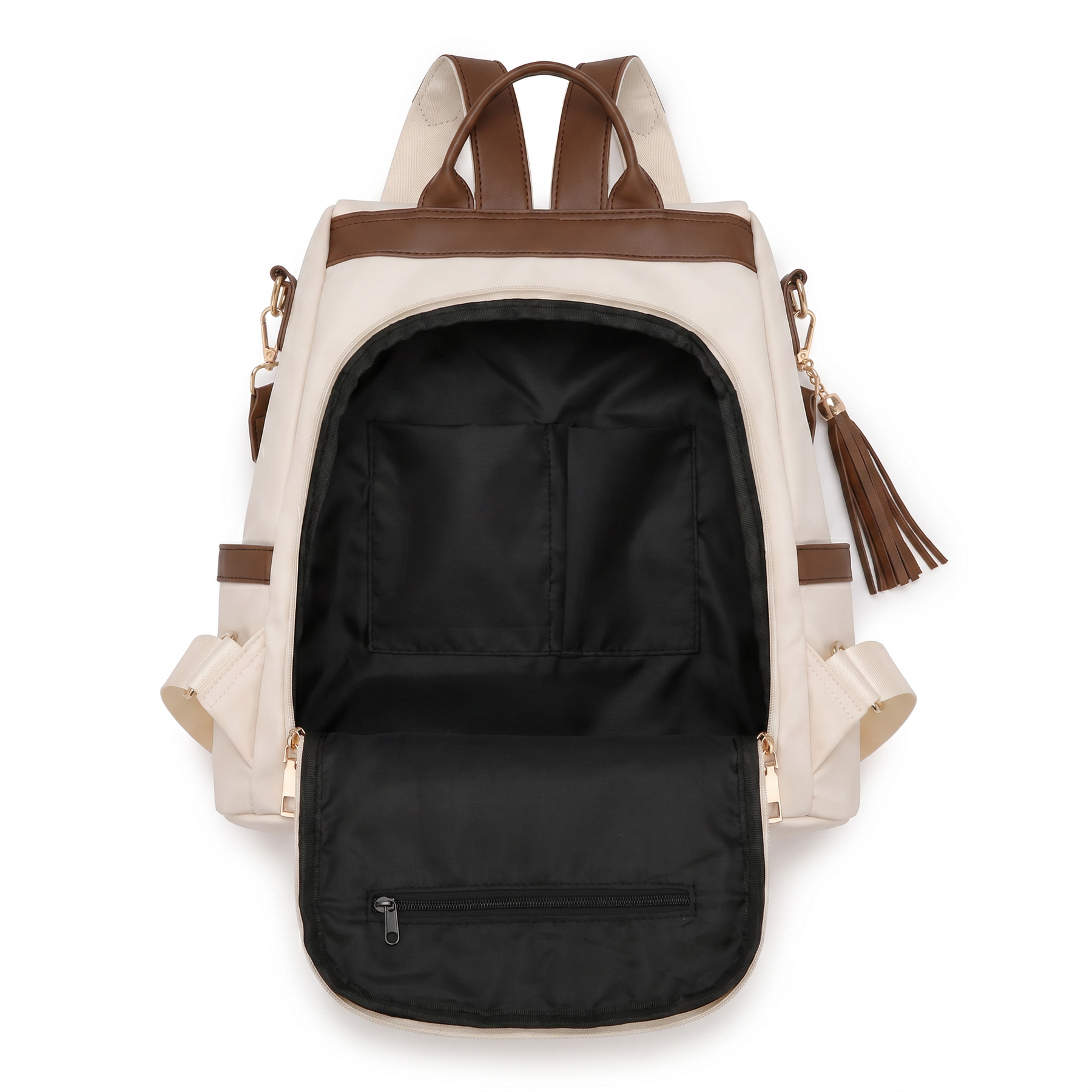 Women's Leather Backpack - Katia