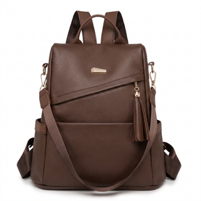 Women's Leather Backpack - Katia