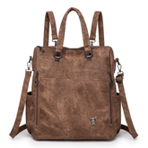 Women's Leather Backpack - Kommo