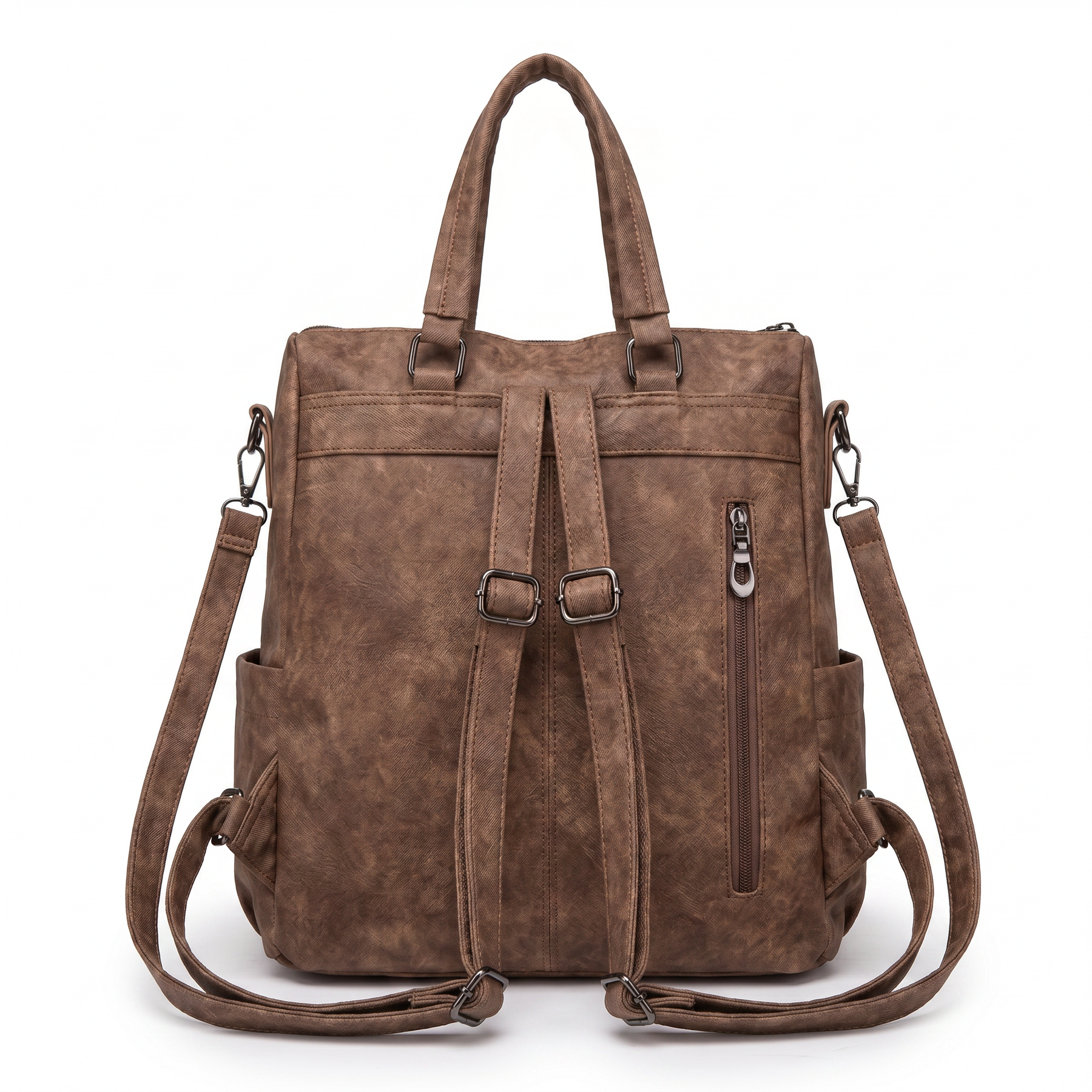 Women's Leather Backpack - Kommo