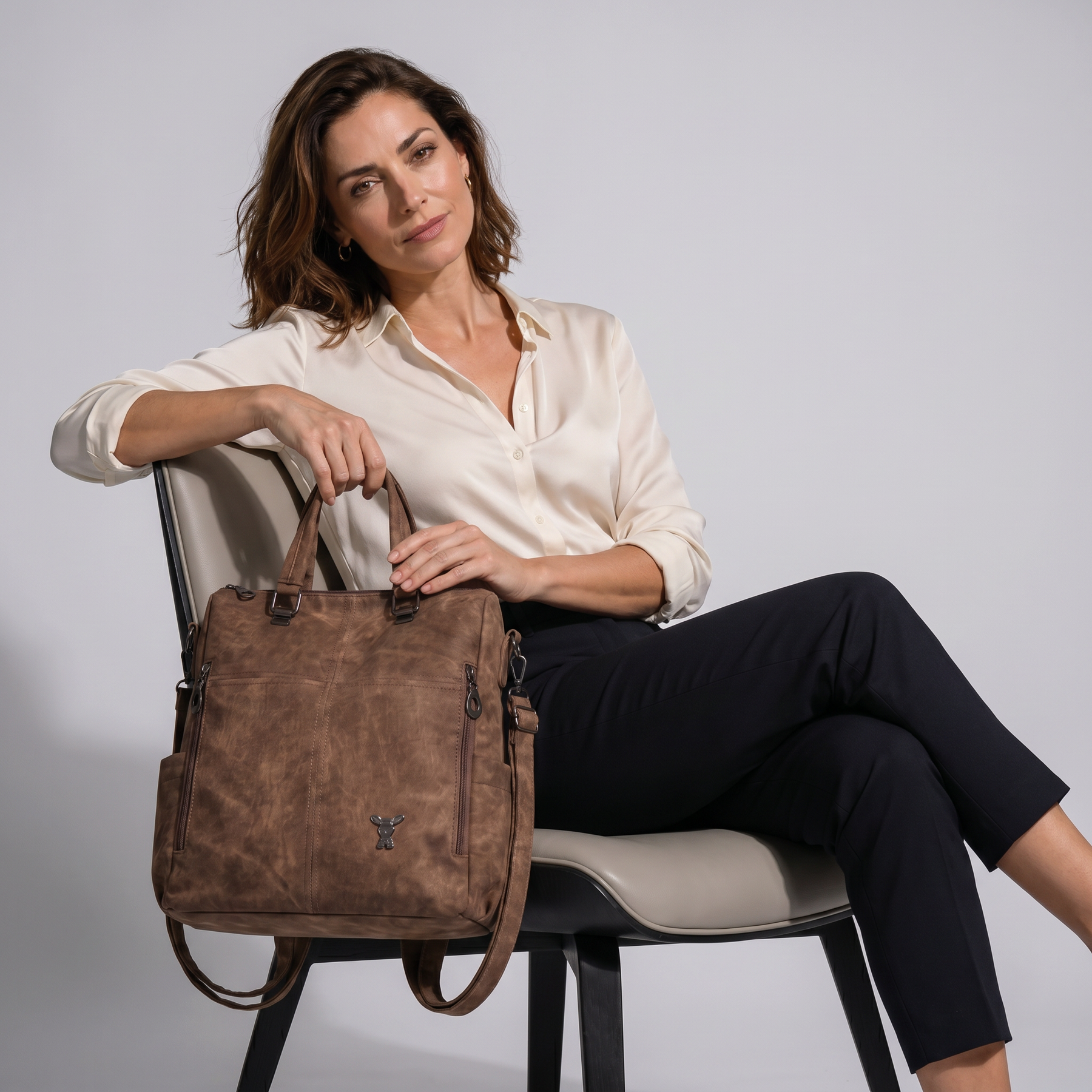 Women's Leather Backpack - Kommo