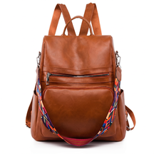 Women's Leather Backpack - Lady