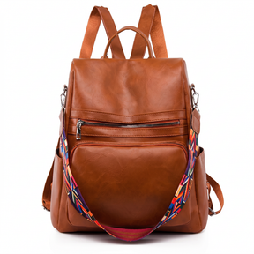 Women's Leather Backpack - Lady