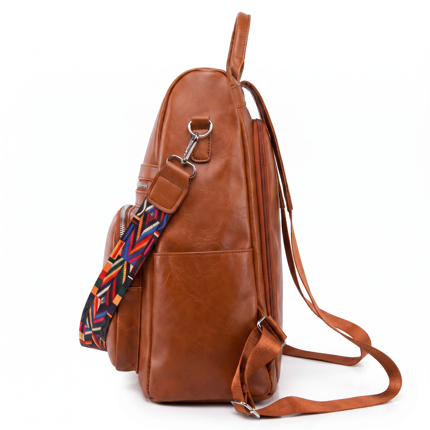 Women's Leather Backpack - Lady