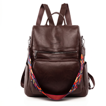 Women's Leather Backpack - Lady