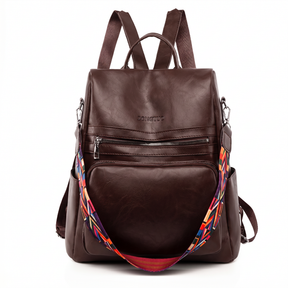 Women's Leather Backpack - Lady