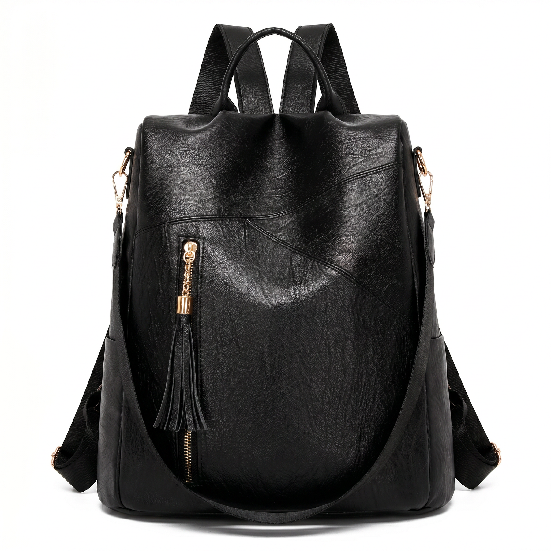 Women's Leather Backpack - Raquel