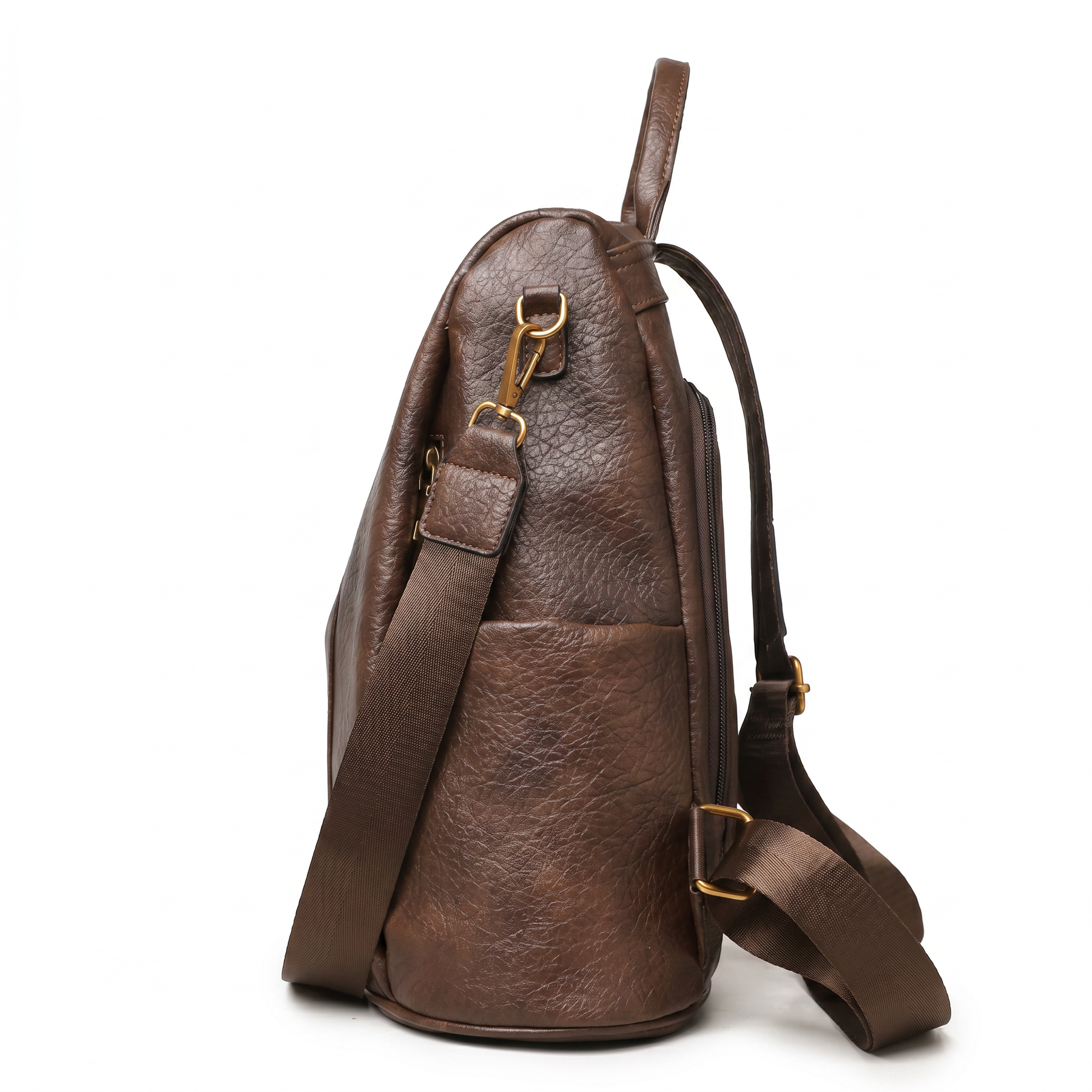 Women's Leather Backpack - Retro