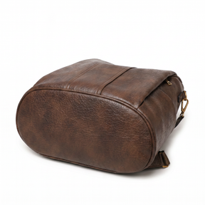 Women's Leather Backpack - Retro