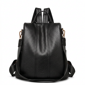 Women's Leather Backpack - Retro