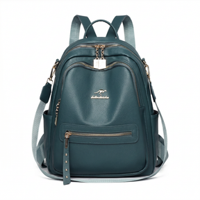 Women's Leather Backpack - Temporal