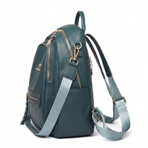 Women's Leather Backpack - Temporal