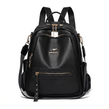 Women's Leather Backpack - Temporal