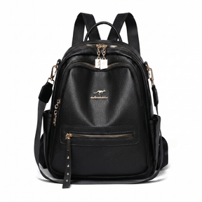 Women's Leather Backpack - Temporal