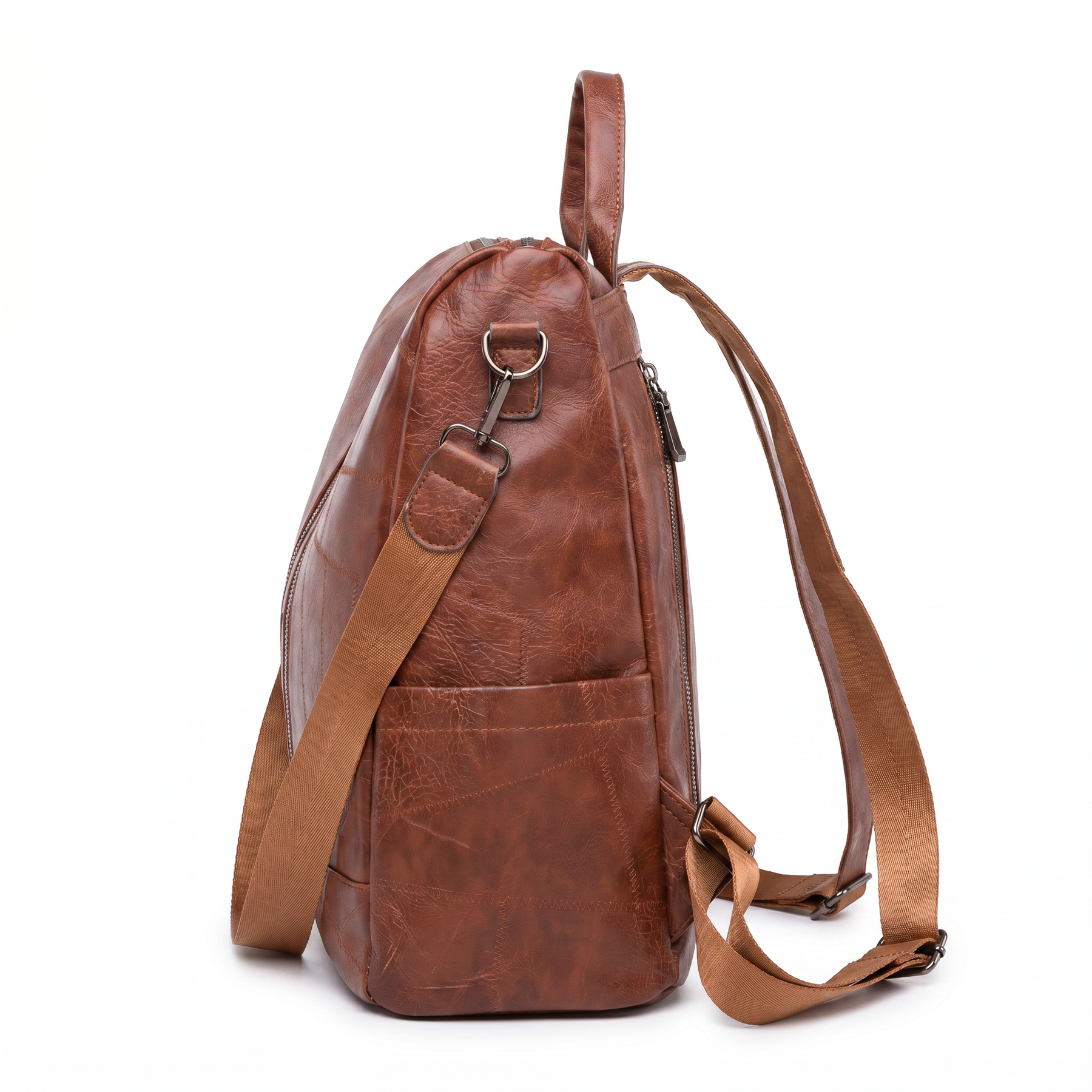 Women's Leather Backpack - Wild
