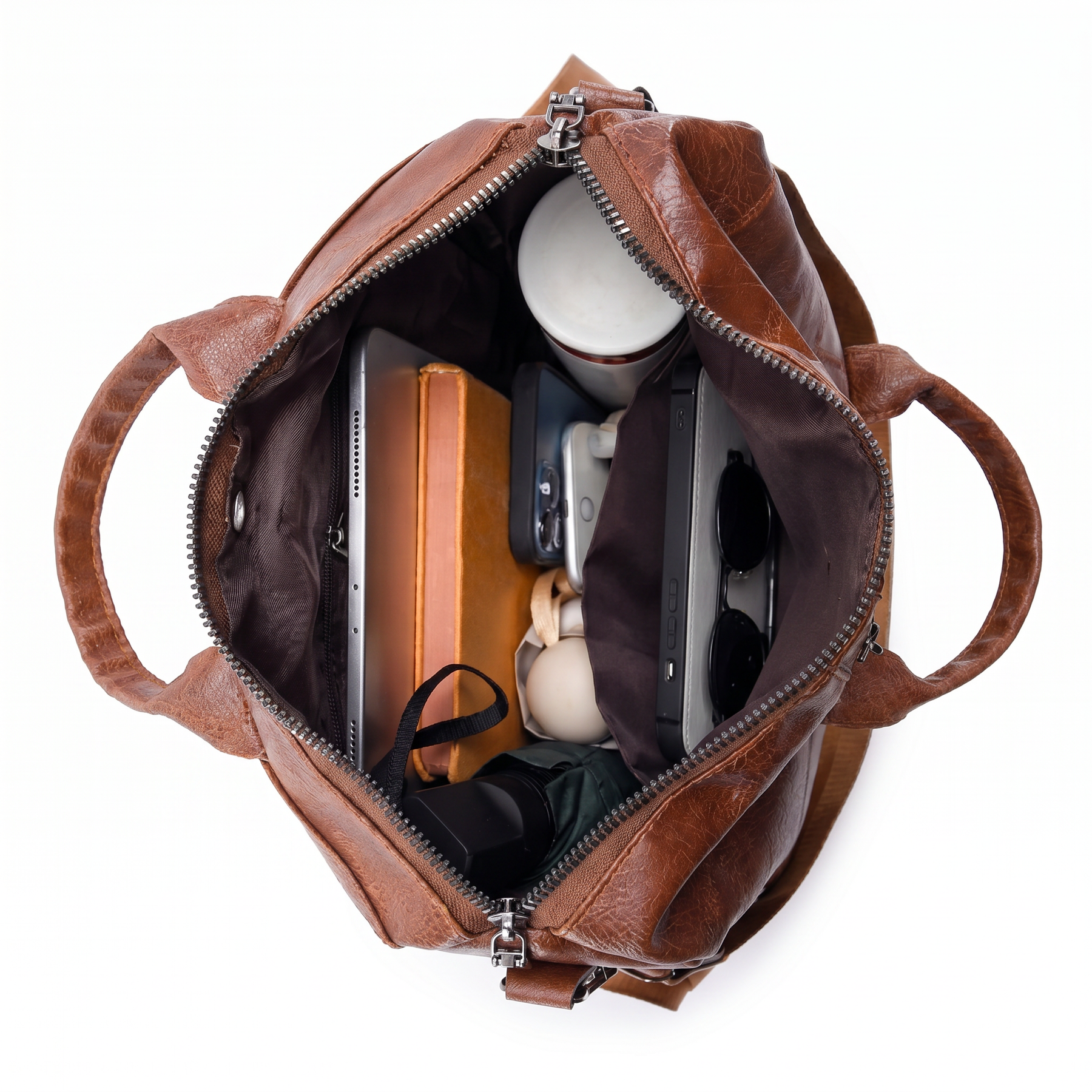 Women's Leather Backpack - Wild