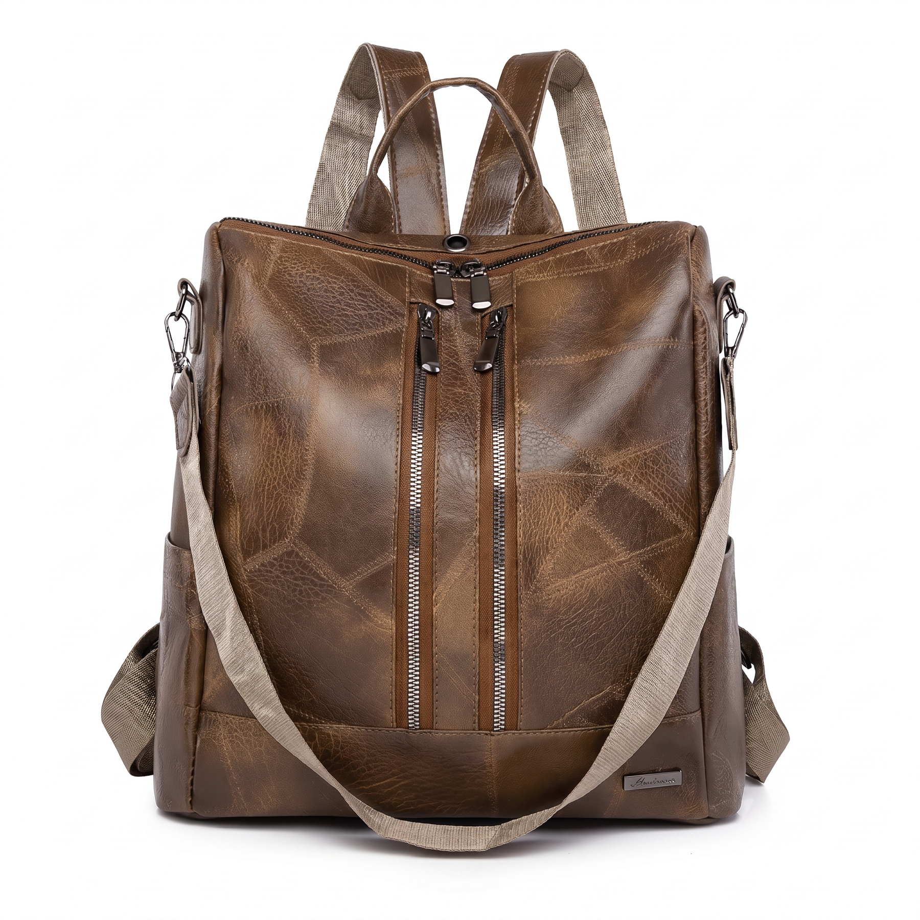 Women's Leather Backpack - Wild
