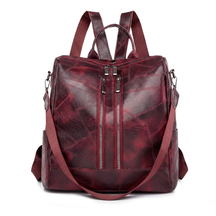Women's Leather Backpack - Wild