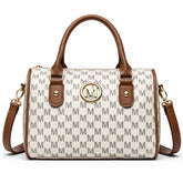 Women's Genuine Leather Boston Bag - Ashworth