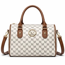 Women's Genuine Leather Boston Bag - Ashworth