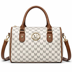 Women's Genuine Leather Boston Bag - Ashworth
