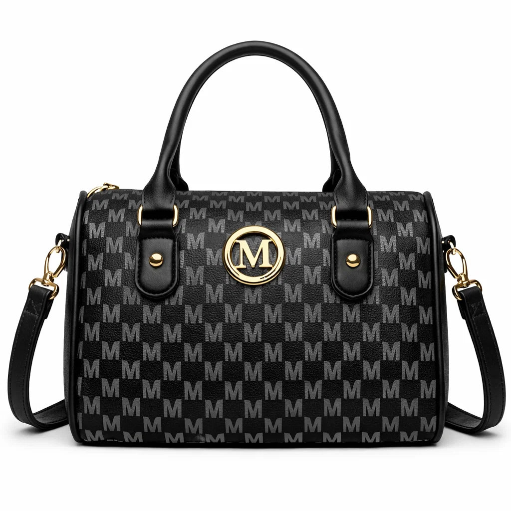 Women's Genuine Leather Boston Bag - Ashworth
