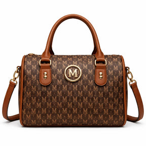 Women's Genuine Leather Boston Bag - Ashworth