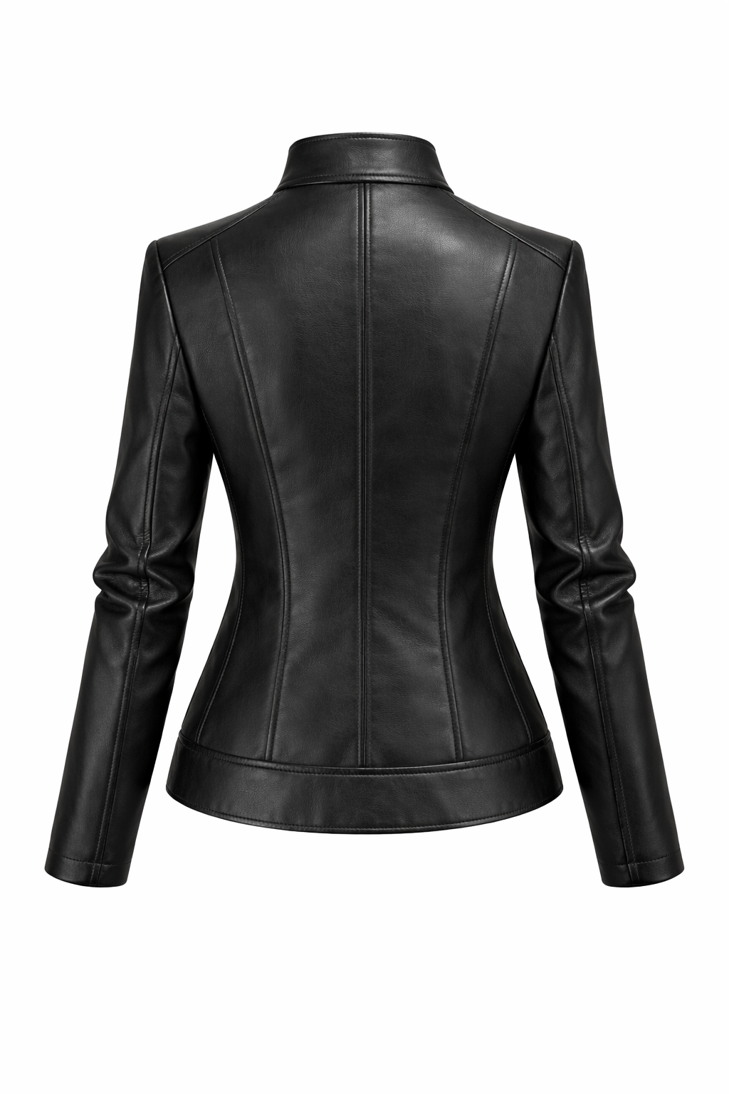 Women's Real Leather Quilted Biker Jacket – Dream