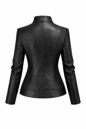Women's Real Leather Quilted Biker Jacket – Dream