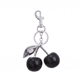 Women's Bag Charm - Black Cherry